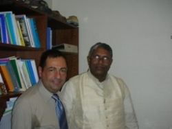 Avec Uday Narain Choudhary, pdt du Parlt Bihar (In